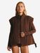 Etam Gilet polaire sans manches Halyssia Marron Chocolat Femme XS