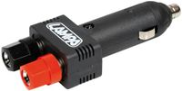 Lampa Viaautoshop Aanstekerplug 12/24 Volt Zwart