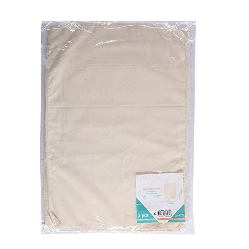 Sodertex - Katoen katoen - 29,7 x 42 cm - 5 stuks - ecru - 100 g/m² - L513020
