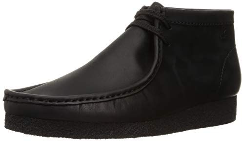 Clarks Shacre Boot Mens Black Leather, 7.5