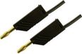 SKS Hirschmann MLN 25/2,5 SW Meetsnoer Banaanstekker 4 mm Banaanstekker 4 mm 25.00 cm Zwart 1 stuk(s)