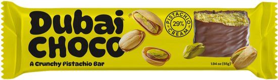 Dubai Choco Bickery Food Group Bv Dubai Choco Pistachio Bar 55GR