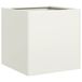 VidaXL Plantenbak Staal Wit 40x40x40 cm