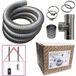 Mbm – Tuyau Flexible En Acier Inoxydable 316 – Longueur 3 m – Diamètre 80 mm – Intérieur Lisse Conforme Norme CE EN 1856-2 – Conduit De Fumée