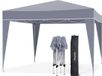 LifeGoods Partytent - Opvouwbaar - 3x3 m - Easy Up - Paviljoen - Vouwtent - Met Draagtas - Grijs