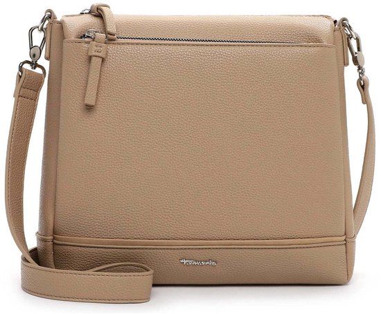 Tamaris schoudertas TAS Kennia Crossover Bag Sand Lichtbruin