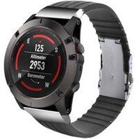 Armband SZSMART Siliconen Stripe Adaptável Garmin Marq Driver Grijs