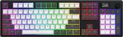 HATOR Skyfall Pro Wireless 100 toetsenbord Gamen USB + RF Wireless + Bluetooth QWERTY Amerikaans Engels Zwart, Grijs