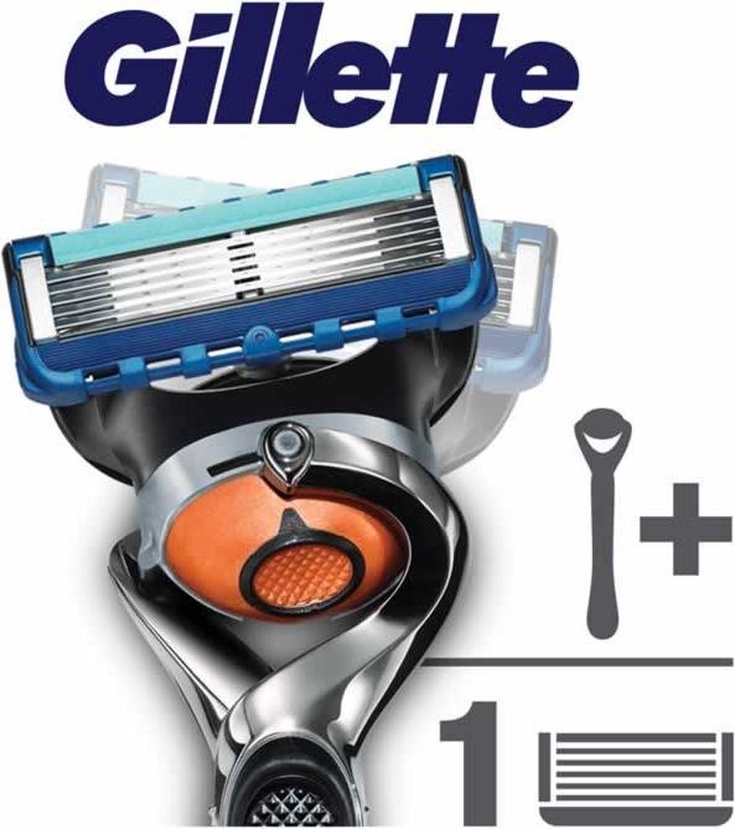 Gillette Fusion Proglide Flexball scheersysteem + 1 mesje