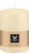 Wiedemann bougie/stompkaars groot - crème blanc - 15 x 10 cm - 113 heures de combustion