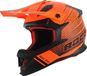 Rocc 800 Motocrosshelm - Zwarte Mat/oranje, Maat M