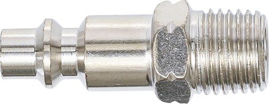 BGS Lucht insteeknippel 6,3 mm (1/4) buitendraad VS / Frankrijk