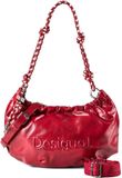 Desigual Half Logo Waverly Bag Carmine rood
