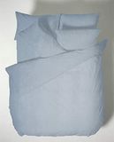 Bianca Plain Dyed Denim beddengoedset, 180 cm, 100% percale katoen