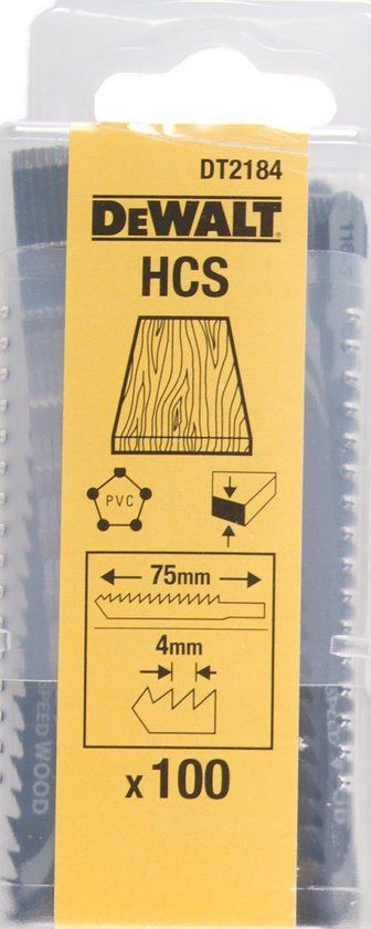 DeWalt DT2184 Decoupeerzaagblad HCS - 5035048033203