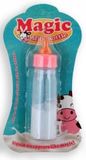 Merkloos / Sans marque Jono Toys Bv Poppen Baby flesje - roze - kunststof - melkfles - 13,5 cm
