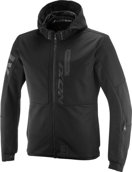 Ixon Park Air Motorfiets Textiel Parka Zwart Maat S