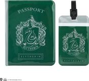 Cinereplicas Harry Potter - Slytherin Tag and Passport Cover Set