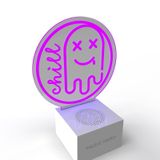 SBS MHSPLEDCHIL Draagbare Party Speaker Violet, Wit 3W