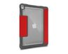 STM Dux Plus Duo iPad Hoes (10.2 inch, model 2019/2020, 7th/8th generatie), beschermhoes met auto-wake, Rood