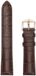 Hirsch Horlogeband - Duke Donkerbruin - Leer - 14mm - 9008678004178