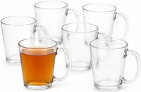 Secret de Gourmet Theeglas - 6 stuks - glas - 255 ml - met oor