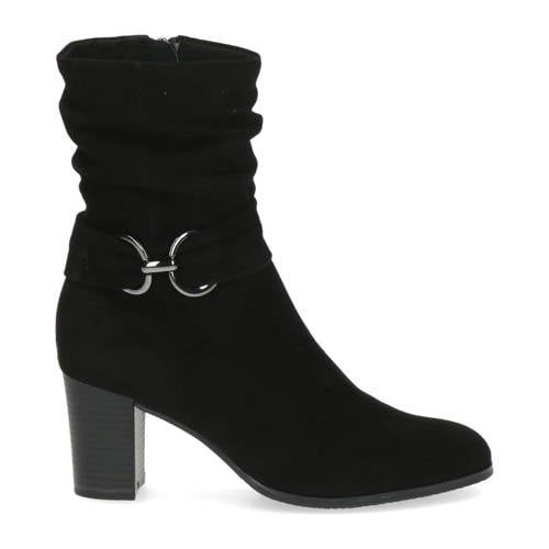 Caprice Ferdana Suede Ankle Boots - Black