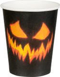 Timstor Boland - Set 10 papieren bekertjes Creepy pumpkin - Horror