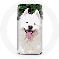 Samojeed witte dog ras Maniacase Cases for Samsung Galaxy J7 2017