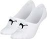PUMA Dames Footies Cushioned Low Cut 2-Pack Blanc