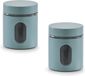 Zeller Voorraadpot - 2 stuks - Eucalyptus Groen - 600 ml