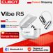 Cubot Draadloze Bluetooth-hoofdtelefoon Cubot Vibe R5, batterij van de oordopjes 40mAh, 12mm geluid, Bluetooth 6.0, IPX5 waterdicht, open-back hoofdtelefoon, gaming-hoofdtelefoon