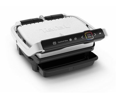 Tefal OptiGrill Elite GC750D12 Contactgrill - Zwart/Wit