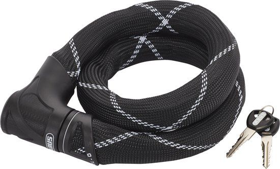 Abus Iven Steel-O-flex 8200/85 - Kabelslot - Zwart