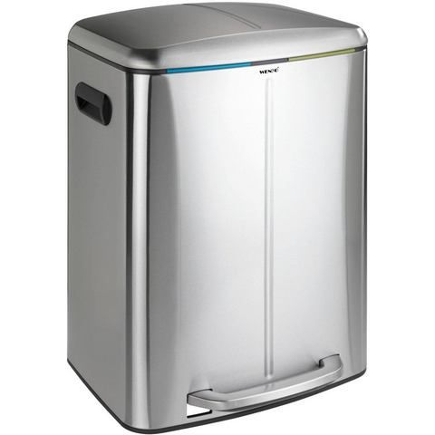 WENKO pedaalemmer met soft-closemechanisme 2 x 20 liter »Easy Close Primo