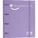 Grafoplás 88101369 map 4 ringen met vervanging, A4, lavendel, gevoerd, FSC-papier, incl. scheidingswanden, Carpebook Like Smile