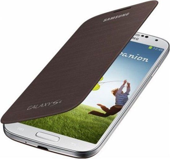 Samsung Flip Cover voor Samsung Galaxy S4 - Bruin
