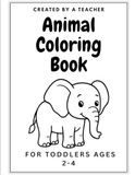Animal Coloring Book for Toddlers