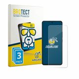 BROTECT Screenprotector 3 Stuks voor Vivo V70 Lite Beschermglas transparant