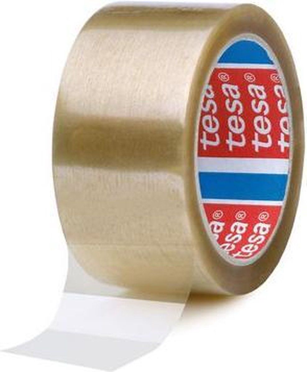 TESA Verpakkingstape PP 50 mm x 66 m Transparant