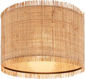 B.K.Licht Borra Plafondlamp - Stro Lampenkap - Boho Stijl - E27 Fitting - Ø40 cm - Natuurlijk - Beige