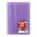 Grafoplas Polyplas-serie met kunststof hoezen, 40 transparante hoesjes, DIN A4, lavendel Soft serie, gemaakt in Spanje, grote capaciteit