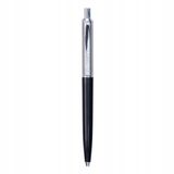 Q-CONNECT Prestige Automatic Pen 0.7mm Blauwe Inkt Zwart/Zilver