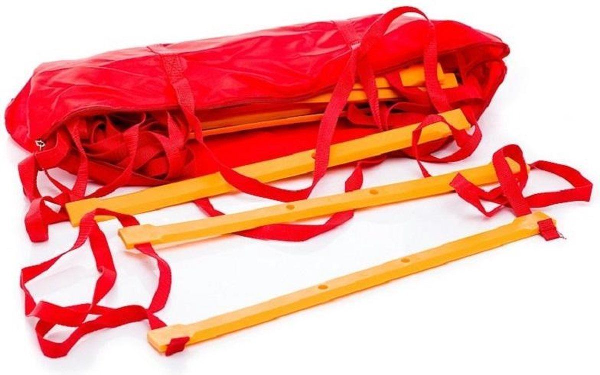 Muscle Power Speed Ladder - Geel/Rood
