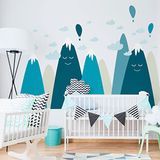 Ambiance Sticker Ambiance Muursticker voor kinderen – decoratie babykamer – zelfklevend, reuzenmuursticker, Amazona, 60 x 90 cm