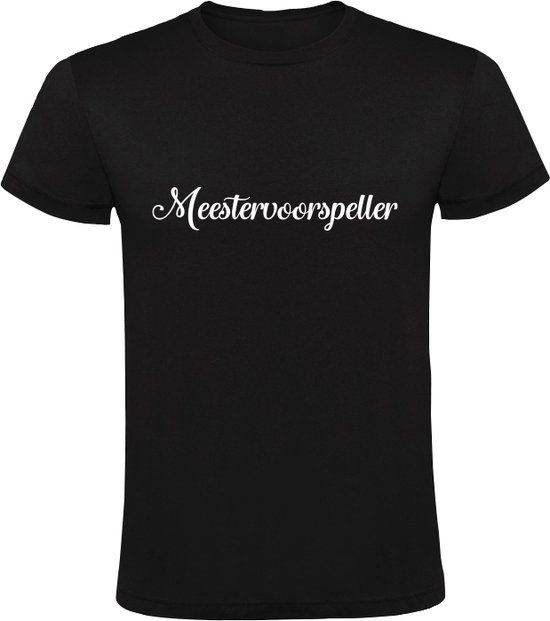 Sol's Meestervoorspeller Heren T-shirt - Zwart - 3XL - Katoen