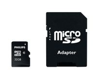 Philips Micro SDHC Memory Card 32GB - Class 10