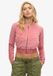 Superdry - Baseballtop en velours broderie zippé - Femme - Manila blush pink - XS