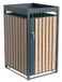 Planta Container ombouw - 1 container - antraciet houtlook