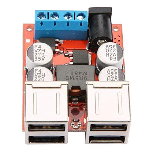 Hyuduo DC-DC converter 12V 24V naar 5V 8A 4 USB autolader